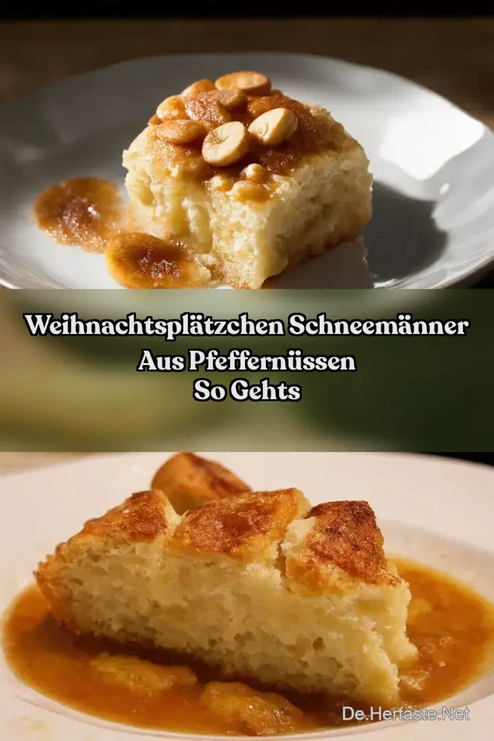 Weihnachtspl&auml;tzchen Schneem&auml;nner aus Pfeffern&uuml;ssen So gehts