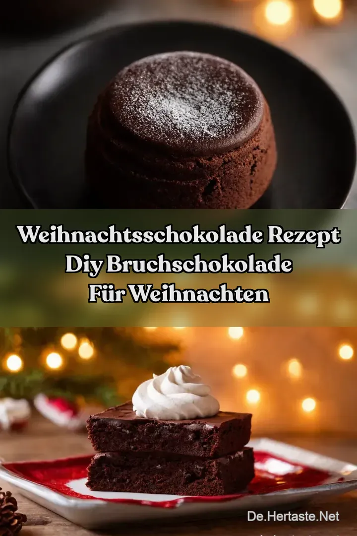 Weihnachtsschokolade Rezept DIY Bruchschokolade f&uuml;r Weihnachten