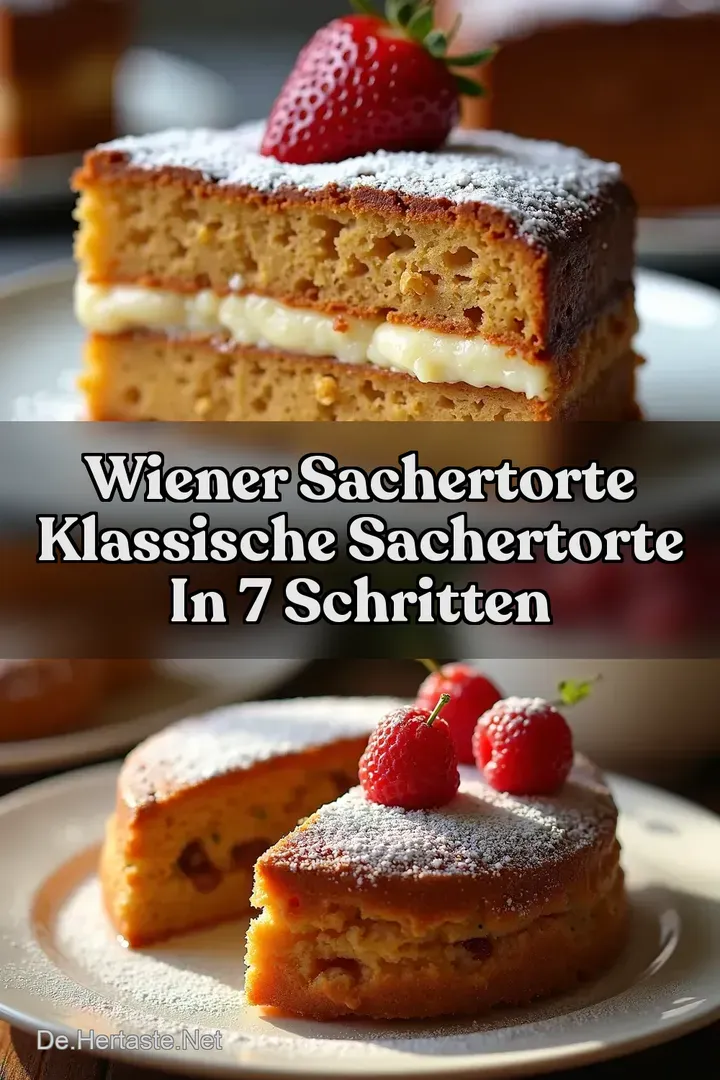 Wiener Sachertorte Klassische Sachertorte in 7 Schritten