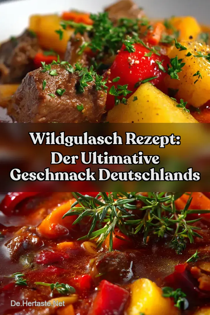 Wildgulasch Rezept: Der Ultimative Geschmack Deutschlands