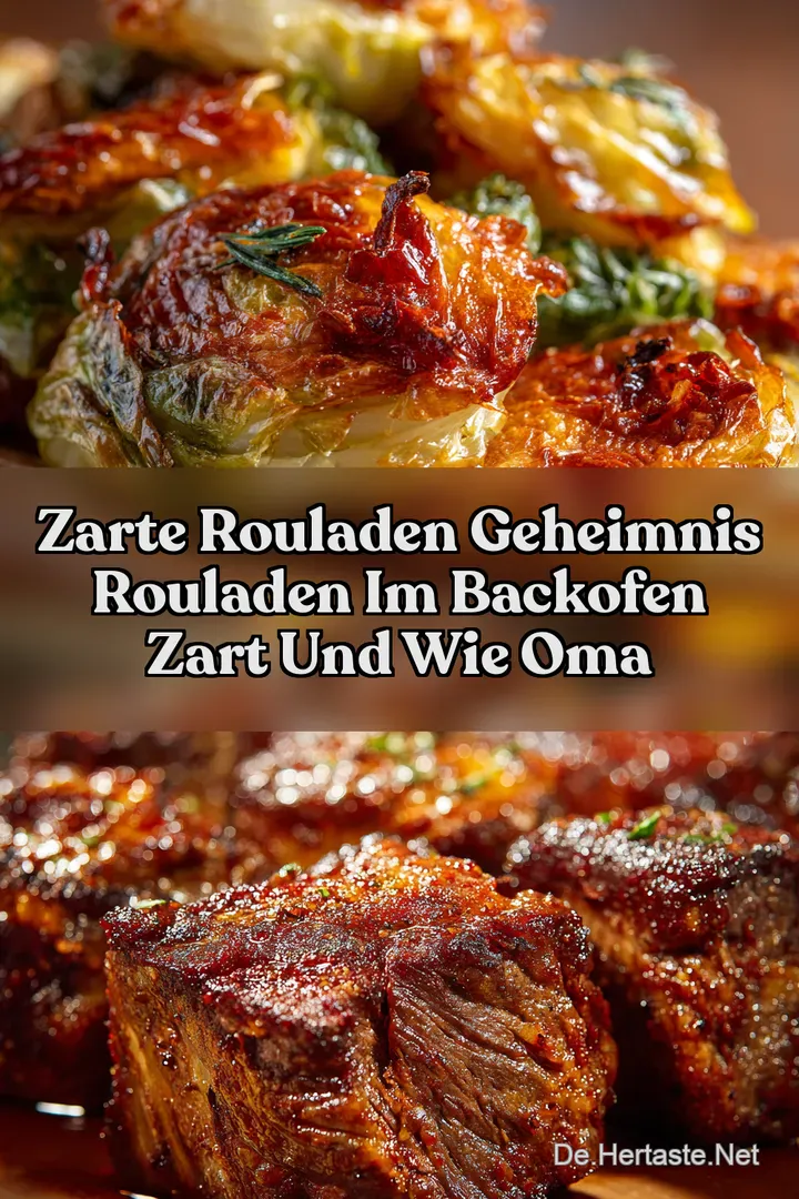 Zarte Rouladen Geheimnis Rouladen im Backofen Zart Und Wie Oma