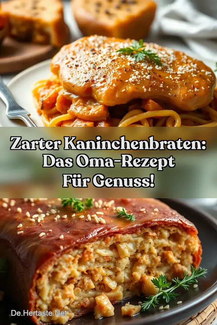 Zarter Kaninchenbraten: Das Oma-Rezept f&uuml;r Genuss!