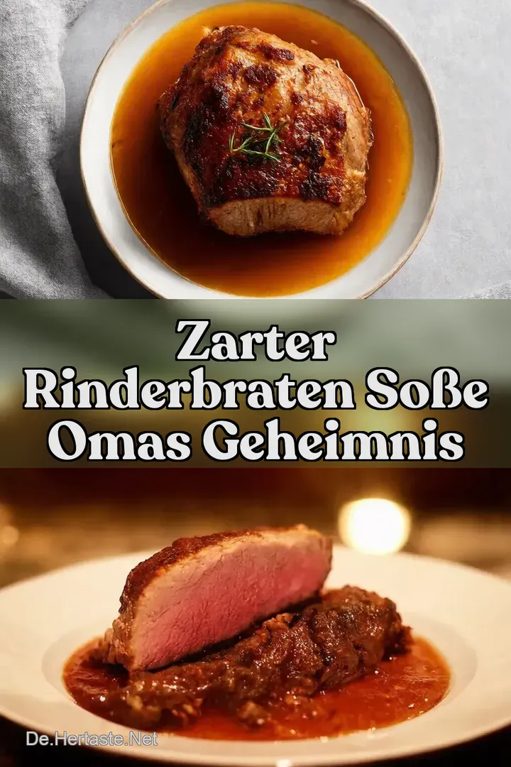 Zarter Rinderbraten So&szlig;e Omas Geheimnis