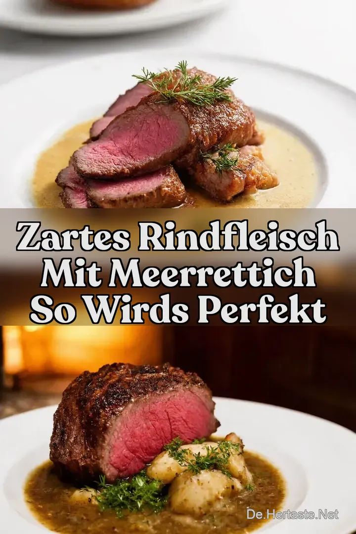 Zartes Rindfleisch mit Meerrettich So wirds perfekt