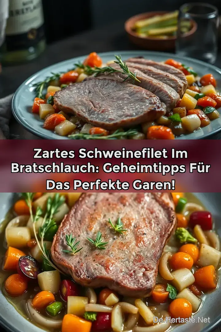 Zartes Schweinefilet im Bratschlauch: Geheimtipps f&uuml;r das perfekte Garen!