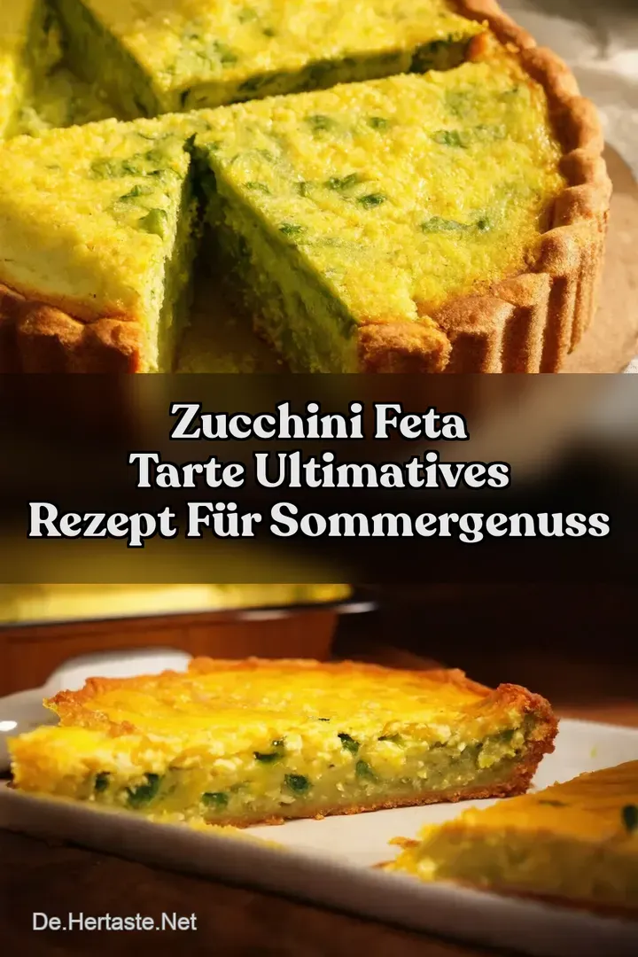 Zucchini Feta Tarte Ultimatives Rezept f&uuml;r Sommergenuss