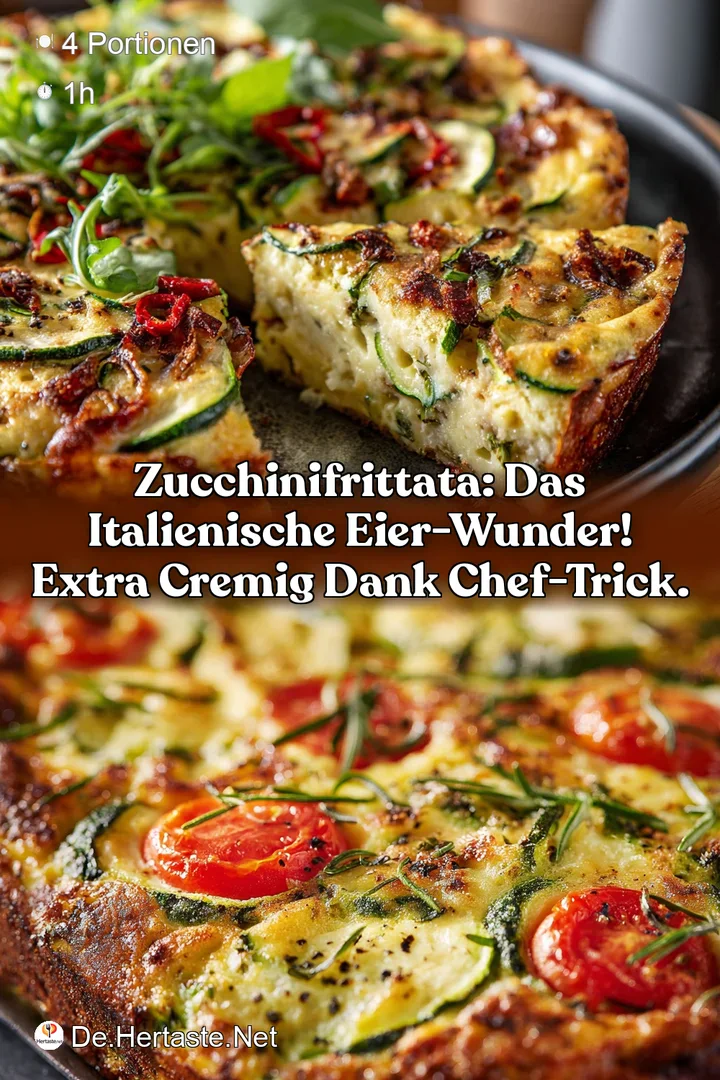 ZucchiniFrittata: Das italienische Eier-Wunder! Extra cremig dank Chef-Trick.