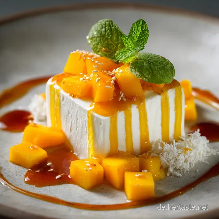 Blitzschneller Tropentraum Cremiges MangoSofteis ohne Eismaschine