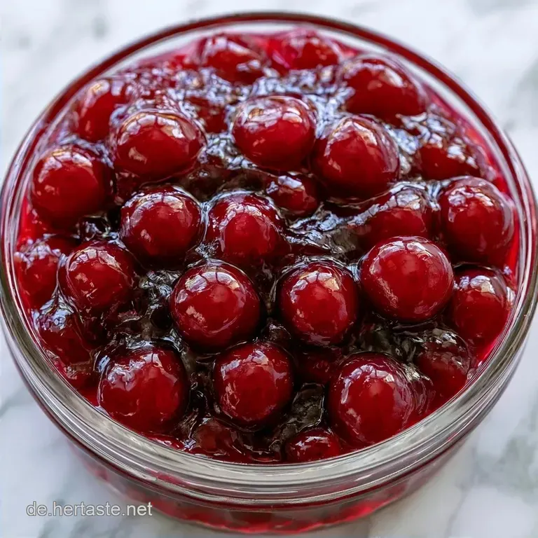 Altwiener Kirschmarmelade mit Amaretto