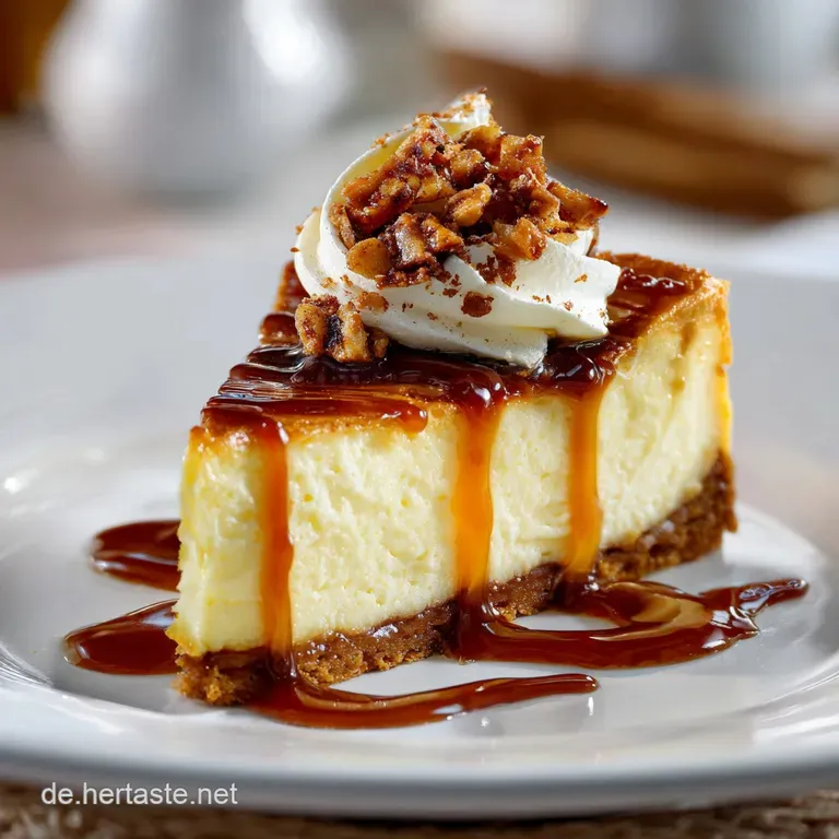 Apfelbiscoffcheesecake: Karamell Trifft Zimtgl&uuml;ck presentation