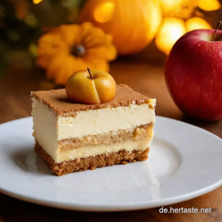 Apfeltiramisu Herbsttraum Mit Quark Und L&ouml;ffelbiskuits presentation