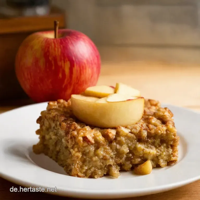 Apfelzimt Baked Oats presentation