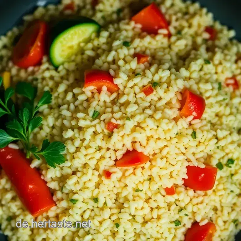 Aromatischer Gem&uuml;se-Couscous mit frischen Kr&auml;utern