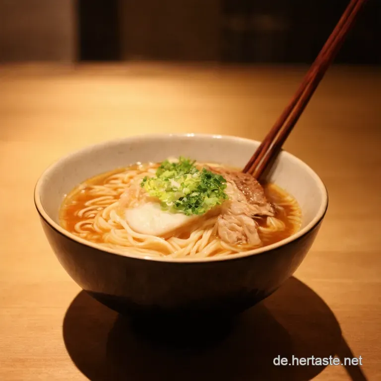Authentische Tonkotsu Ramen Wie Vom Japaner presentation