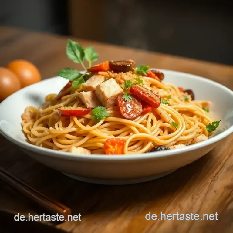 Authentisches Pad Thai &ndash; Der Geschmack Thailands Auf Deinem Teller presentation