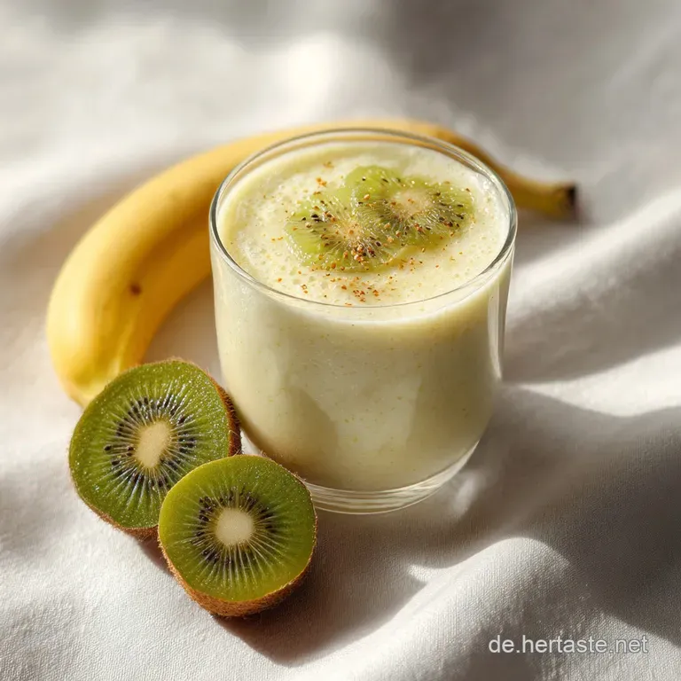 Bananen Kiwi Smoothie: Cremig & Erfrischend