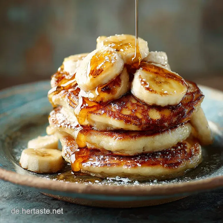 Die besten Bananen Pancakes: So einfach geht fluffiger Genuss.