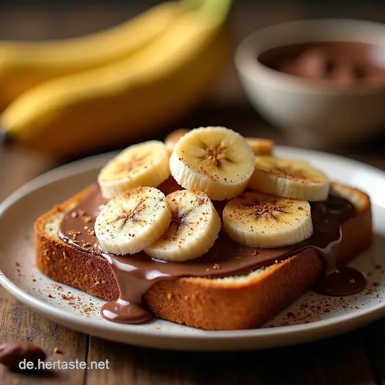 Bananenbrot Deluxe Mit Schokoswirl presentation