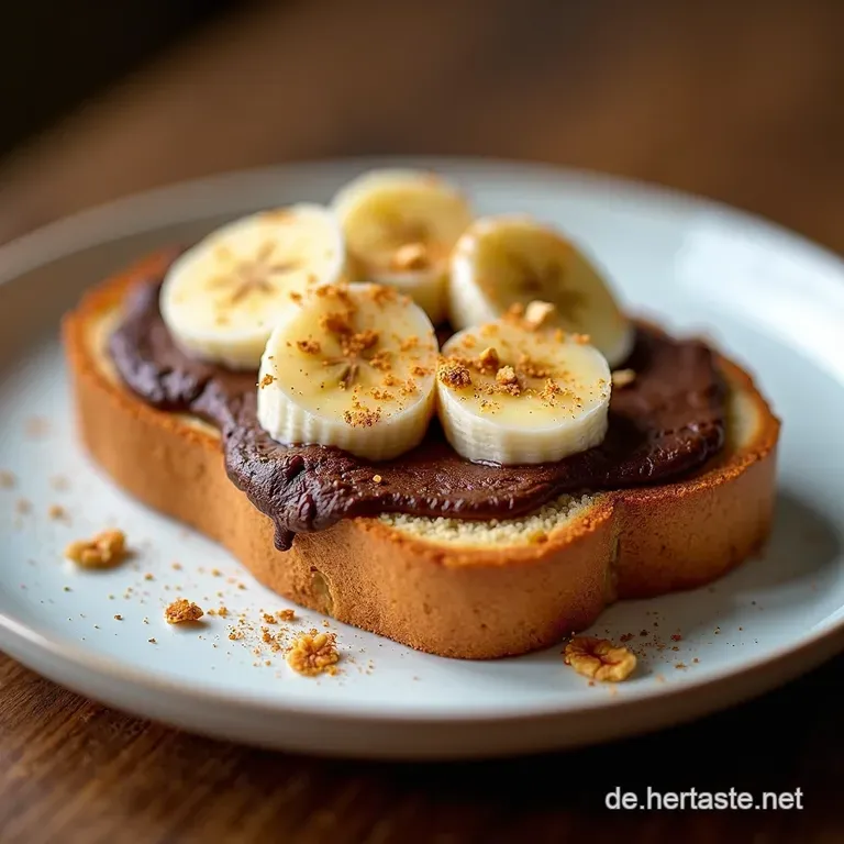 Bananenbrot Deluxe Mit SchokoSwirl