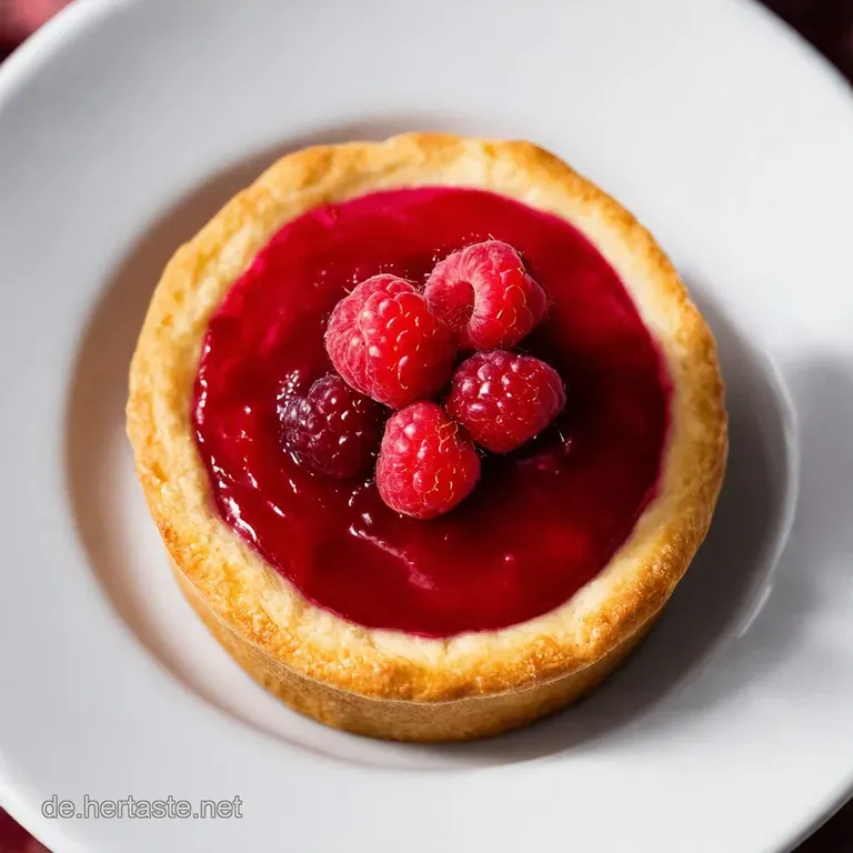Beerenfrische M&uuml;rbeteigTartelettes mit cremigem Vanillepudding