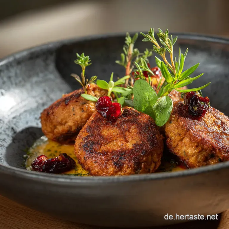 Berglinsenbratlinge: Herzhafte Gr&uuml;ne Frikadellen Vom Chef presentation