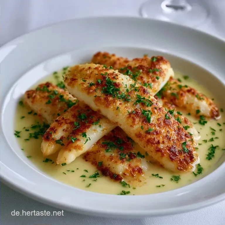 Beste Spargelgerichte f&uuml;r G&auml;ste: Wei&szlig;er Spargel aus dem Ofen