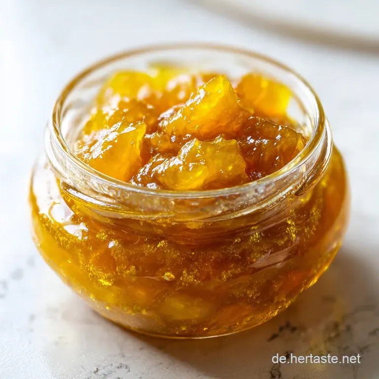 Birnenkonfit&uuml;re: Samtig und Gl&auml;nzend