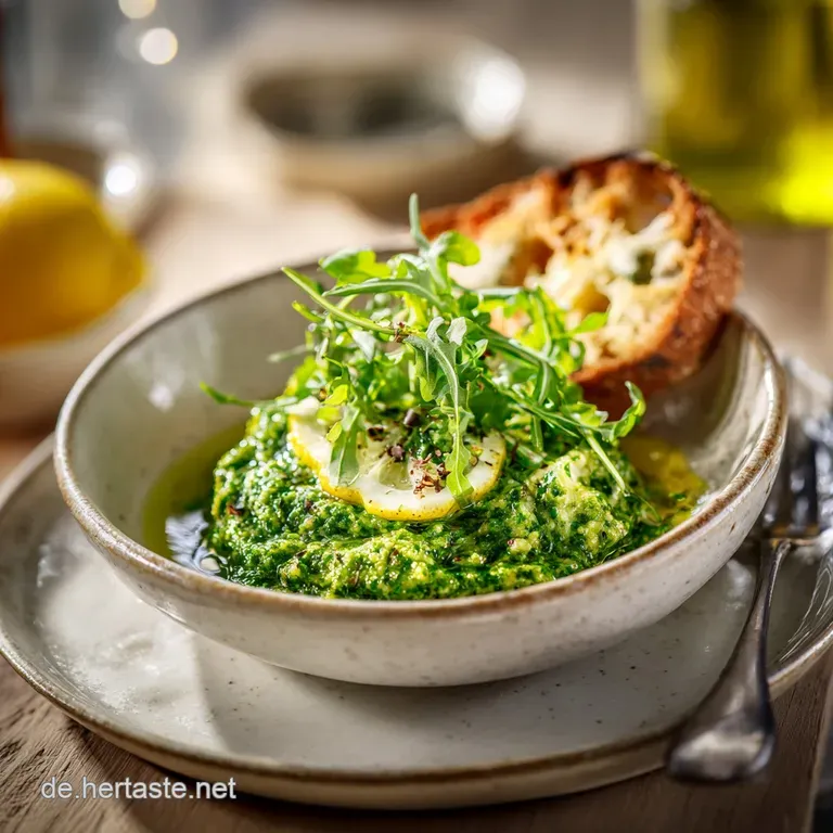 Das Beste Rucola Pesto Blitzrezept Aromatisch Cremig in 10 Minuten presentation