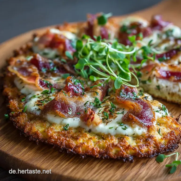 K&auml;segl&uuml;ck Ohne Reue Blitzschnelle Lowcarb K&auml;sebodenpizza presentation
