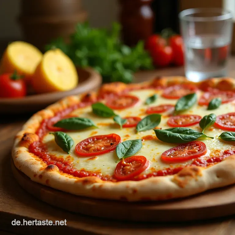 Blumenkohlpizza Bella Italia Low Carb Genuss presentation