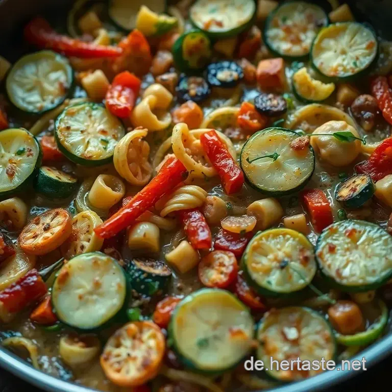 Bunte Gem&uuml;sepfanne Mit Kr&auml;utern Und Gew&uuml;rzen presentation