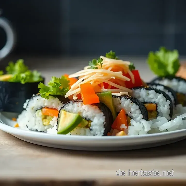 Buntes Veggie-Sushi: Frisch und Lecker Selbstgemacht