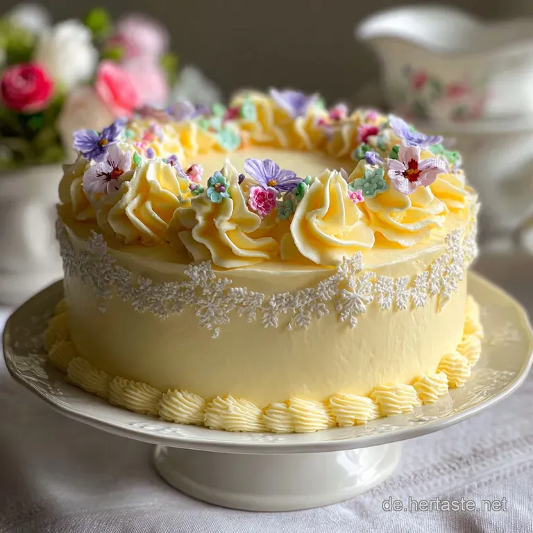 Buttercremetorte: Samtig & Federleicht