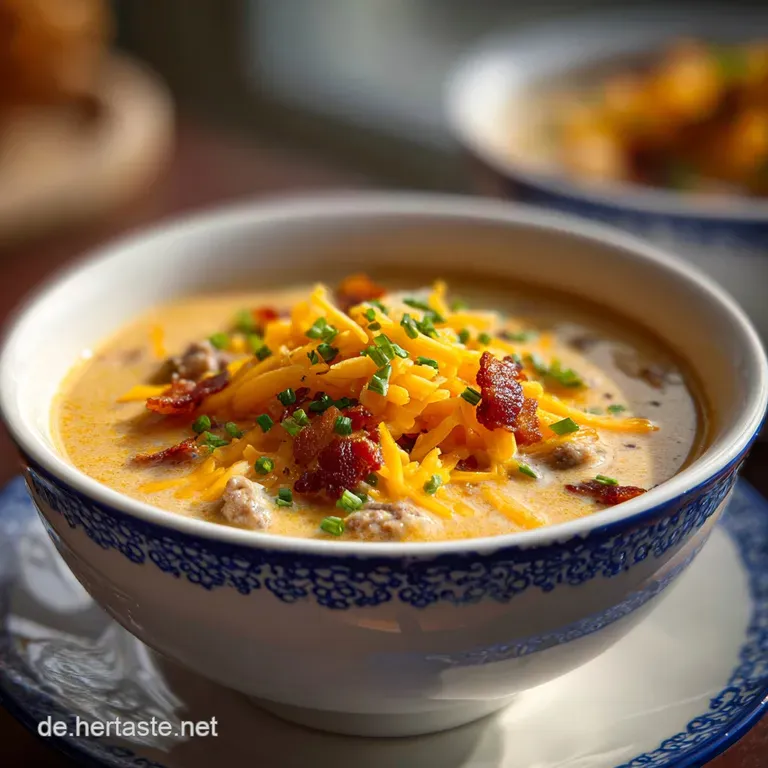 Cheeseburger Suppe: Cremig und Herzhaft