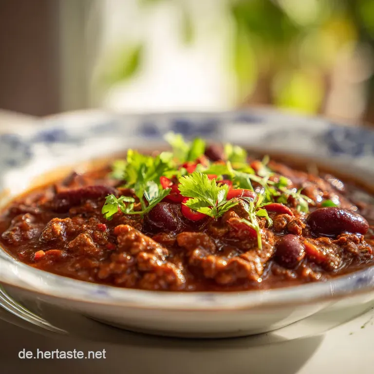 Chili Con Carne: Herzhaft und Aromatisch