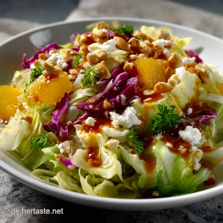 Chinakohl Salat Mit Fruchtigem Dressing Emmikochteinfachde presentation