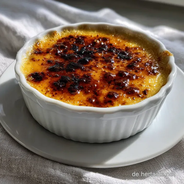 Seidiges Creme Brulee Rezept mit Karamell-Topping