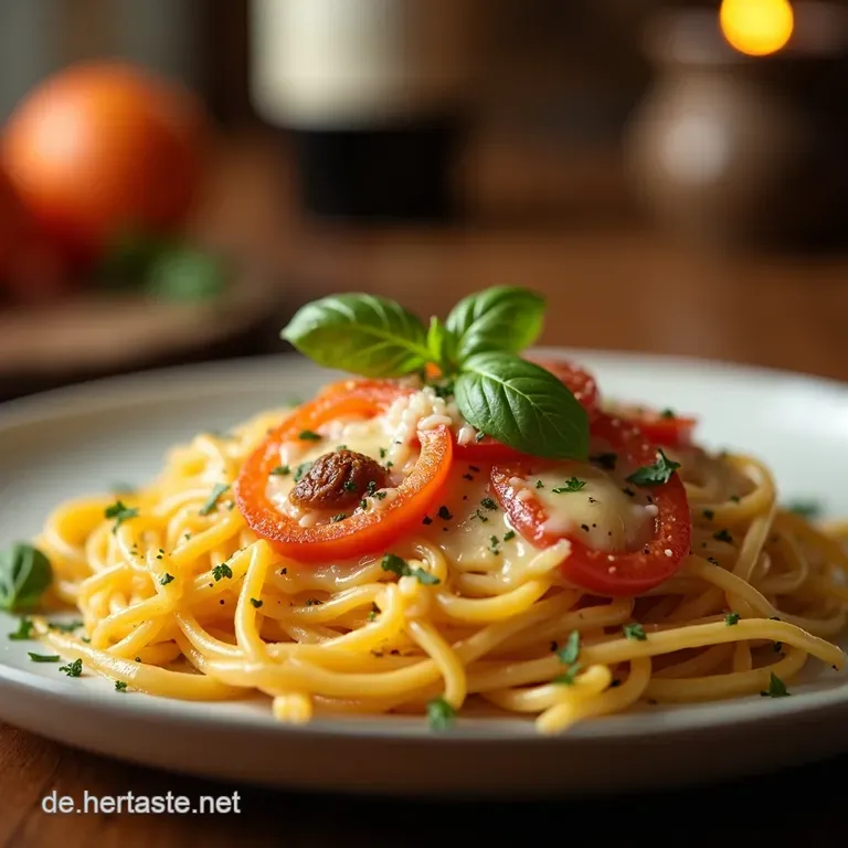 Cremige K&auml;selauchpasta Der Unwiderstehliche Feierabendklassiker presentation