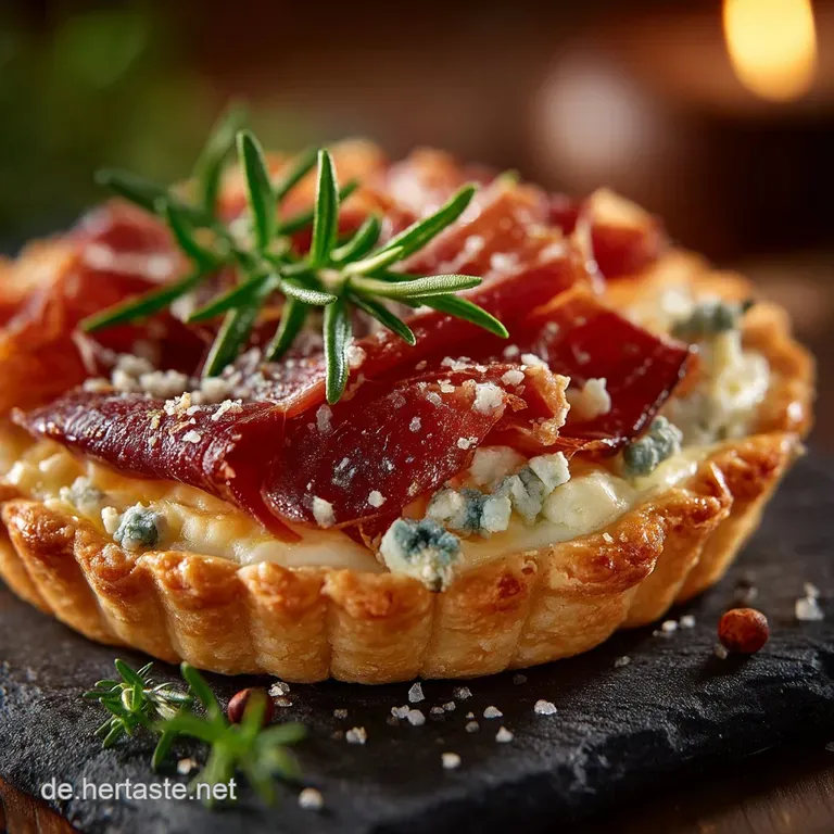 Rustikale SchinkenK&auml;seH&ouml;rnchen mit Frischk&auml;se Cremig fluffig