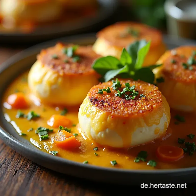 Cremige Senfeier Omas Hausmannskost Blitzrezept presentation