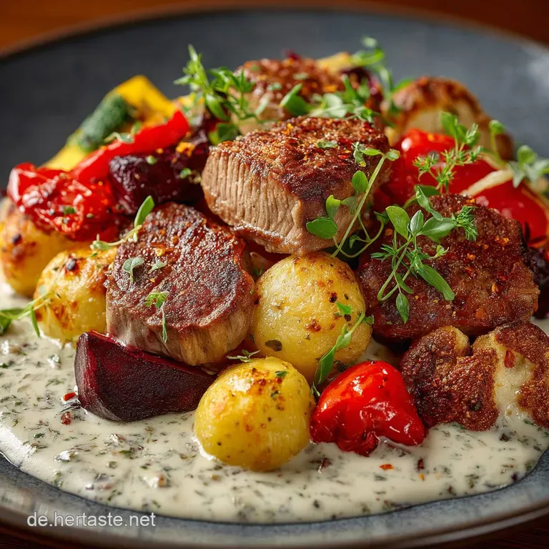 Das Beste Aus Dem Garten Cremiger Bunter Gem&uuml;seauflauf Mit Herzhaftem K&auml;secrunch presentation