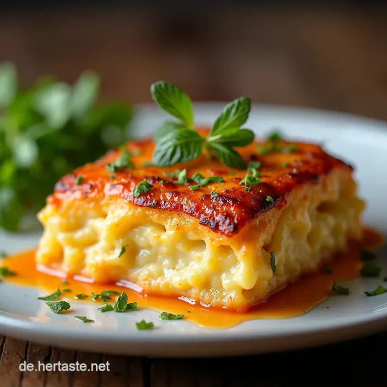 Cremiger K&auml;seLauchGratin Hausmannskost mit B&eacute;chamel