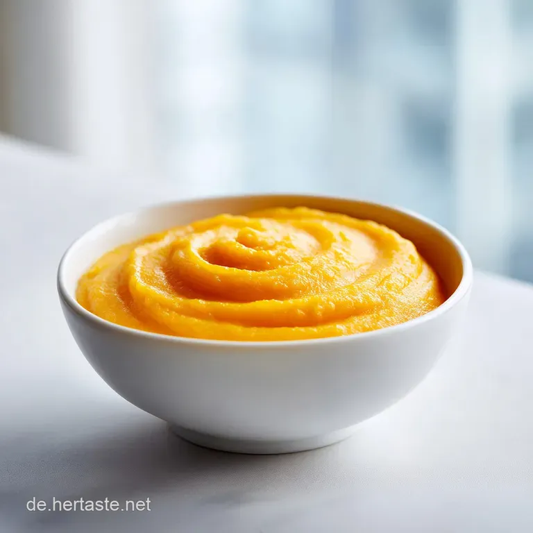 S&uuml;&szlig;kartoffelp&uuml;ree: Samtig und Frisch