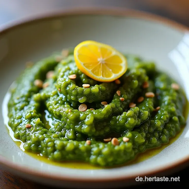 Das Gr&uuml;ne Gold des Fr&uuml;hlings Mein schnelles B&auml;rlauchPesto