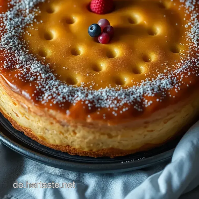 Delikater Fantakuchen Rund &ndash; Ein St&uuml;ckchen Spritzigkeit Auf Dem Teller presentation