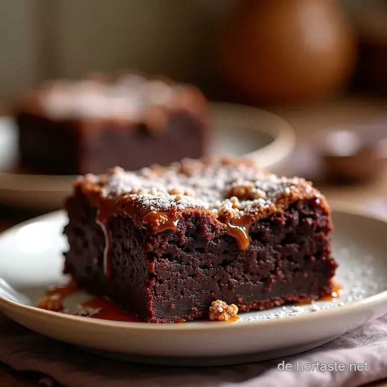 Der Ultimative Schokotraum Ultrafudgy Vegane Brownies presentation