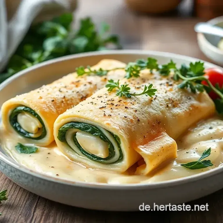 Die Gr&uuml;ne Welle: Lachsrolle mit Spinat