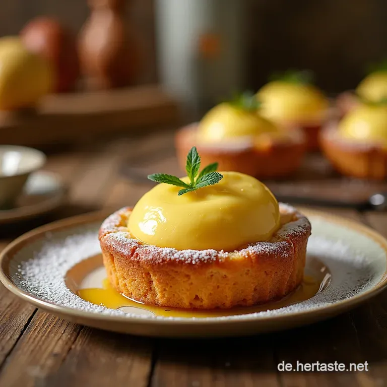 Die Saftige Eierlik&ouml;rtorte Mit Cremiger Vanillehaube presentation