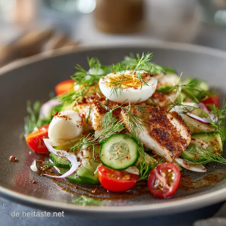 Sommerlicher DillH&auml;hnchenGurkensalat Der cremige FeierabendKlassiker