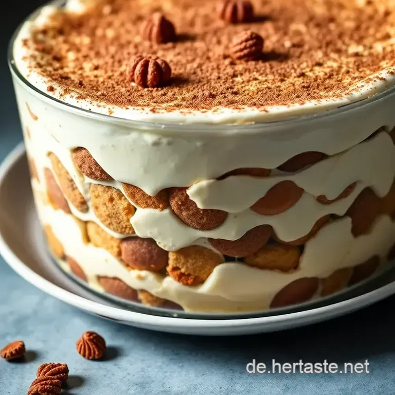Eierlik&ouml;r-Tiramisu Mit Quark & Mascarpone presentation